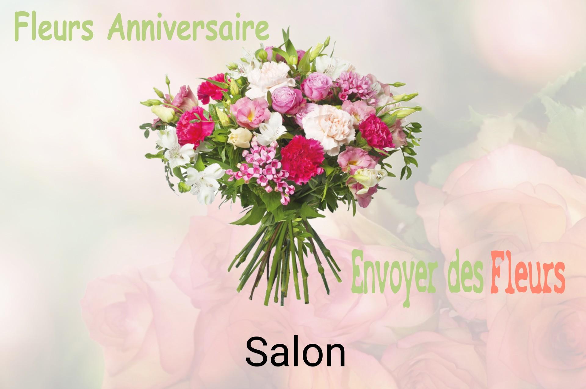 Bouquet de fleurs d’anniversaire livré à Salon